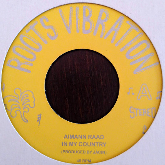 Aimann Raad In My Country Single Vinilo Roots Vibration