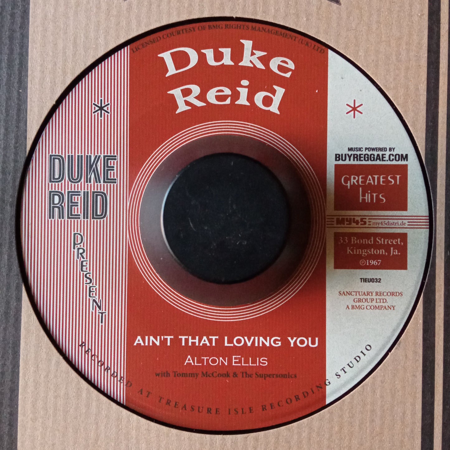 Alton Ellis U-Roy Tommy McCook Ain't That Loving You b