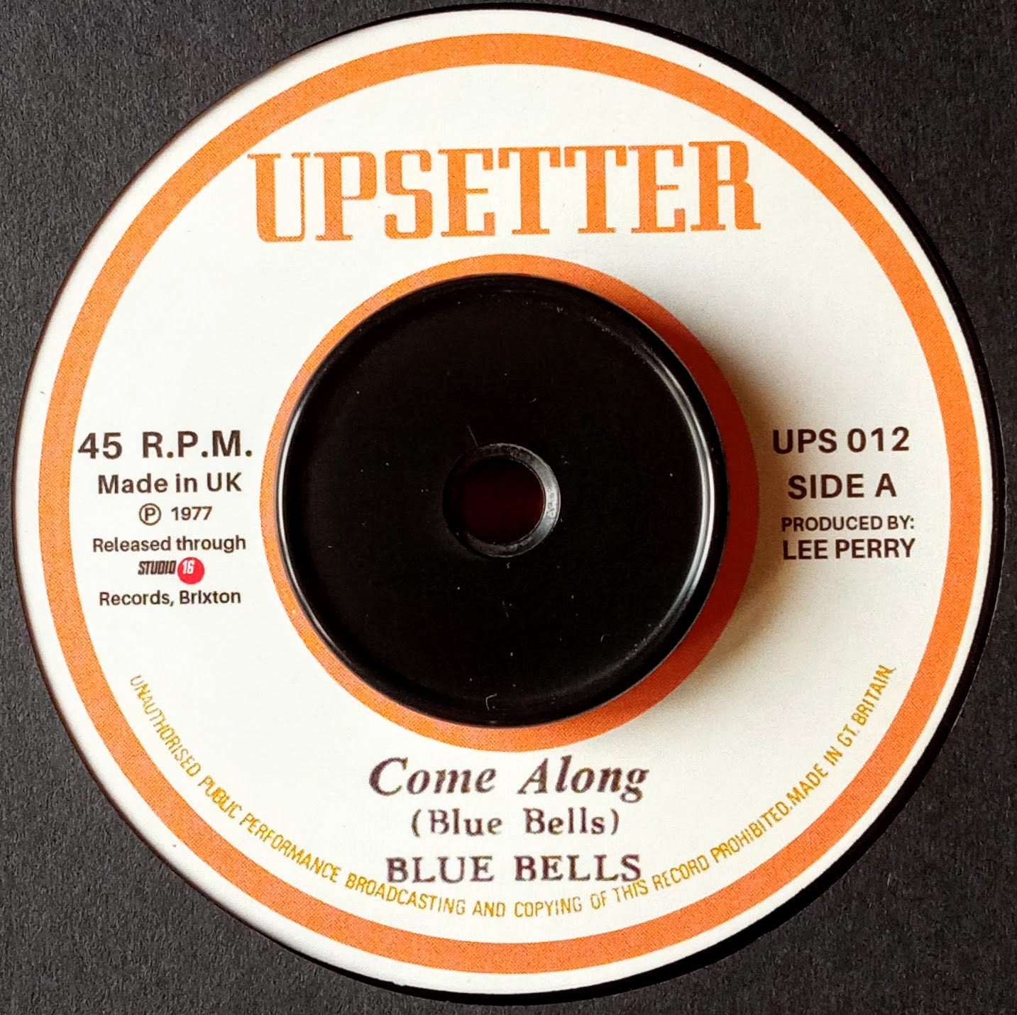 Blue Bells / Upsetters – Come Along