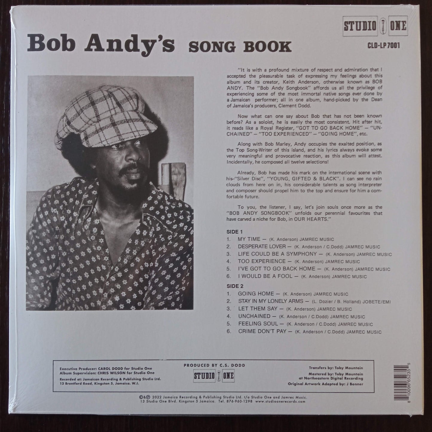 Bob Andy – Bob Andy's Song Book b