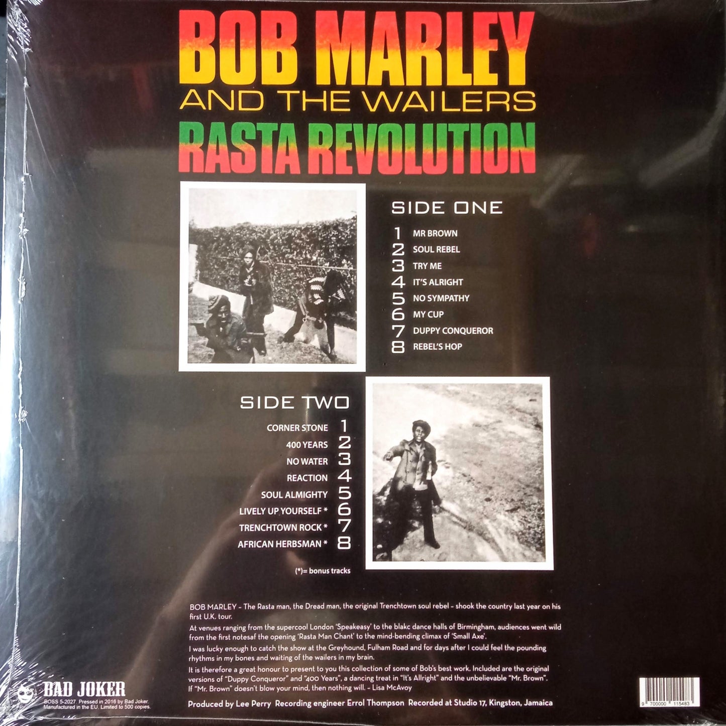 Bob Marley And The Wailers - Rasta Revolution b
