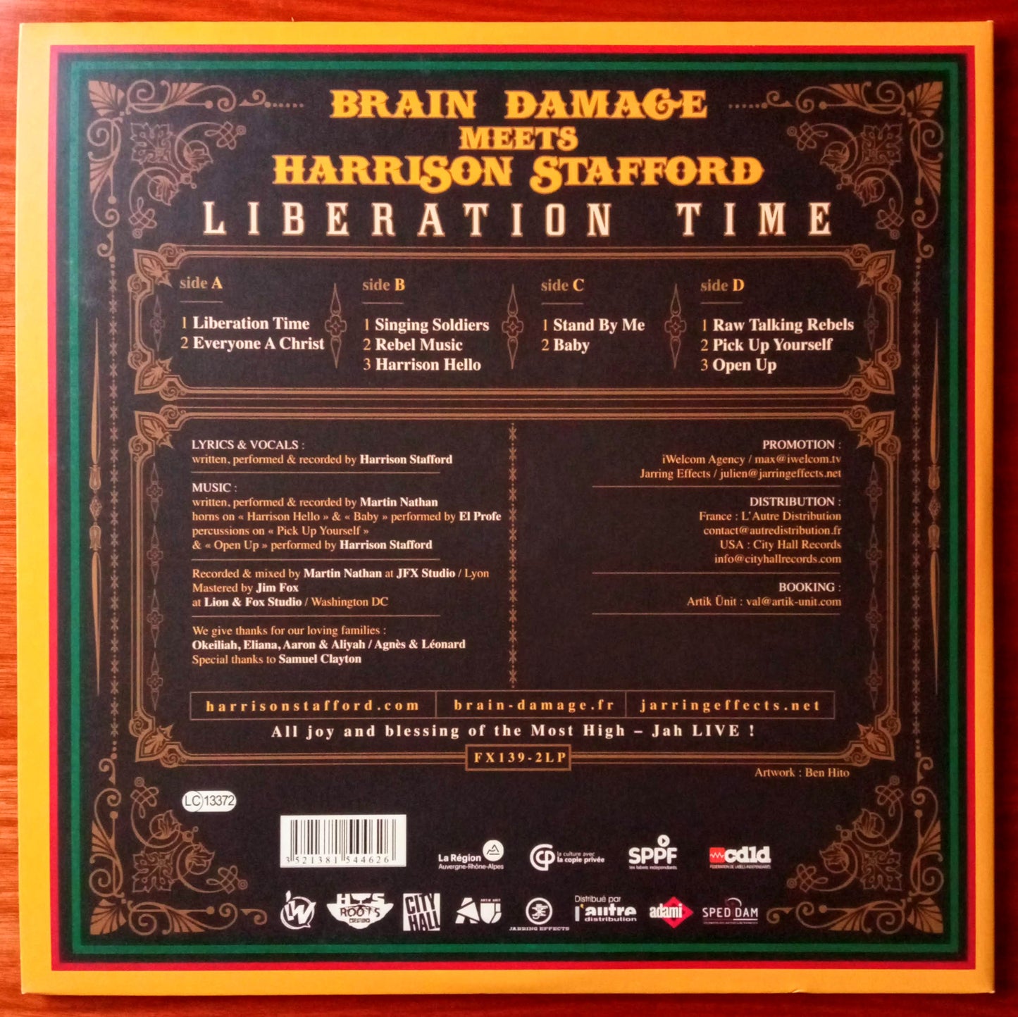 Brain Damage Meets Harrison Stafford – Liberation Time b