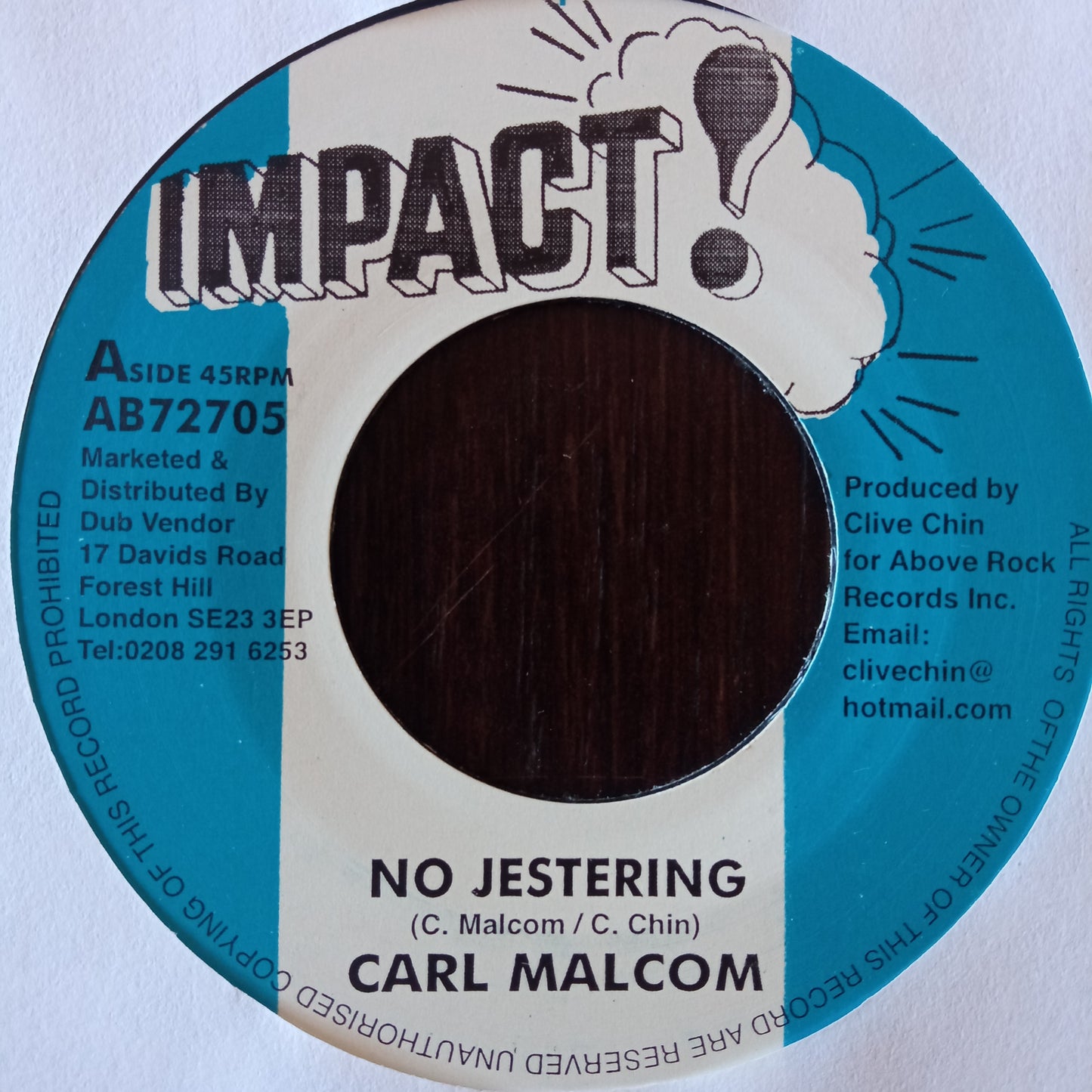 Carl Malcom – No Jestering