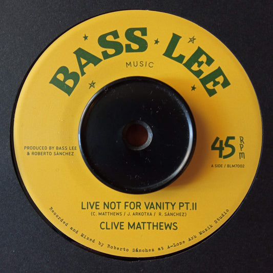 Clive Matthews – Live Not For Vanity