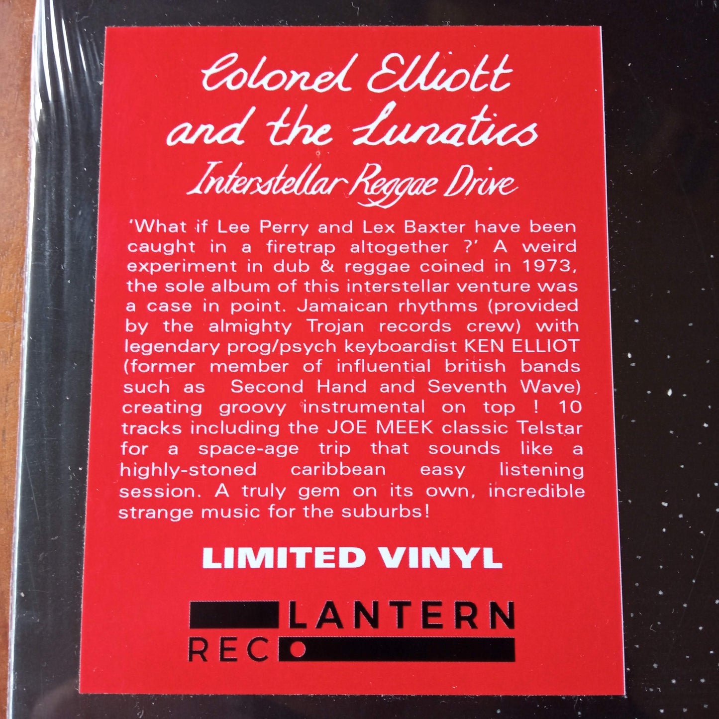 Colonel Elliott And The Lunatics – Interstellar Reggae Drive c