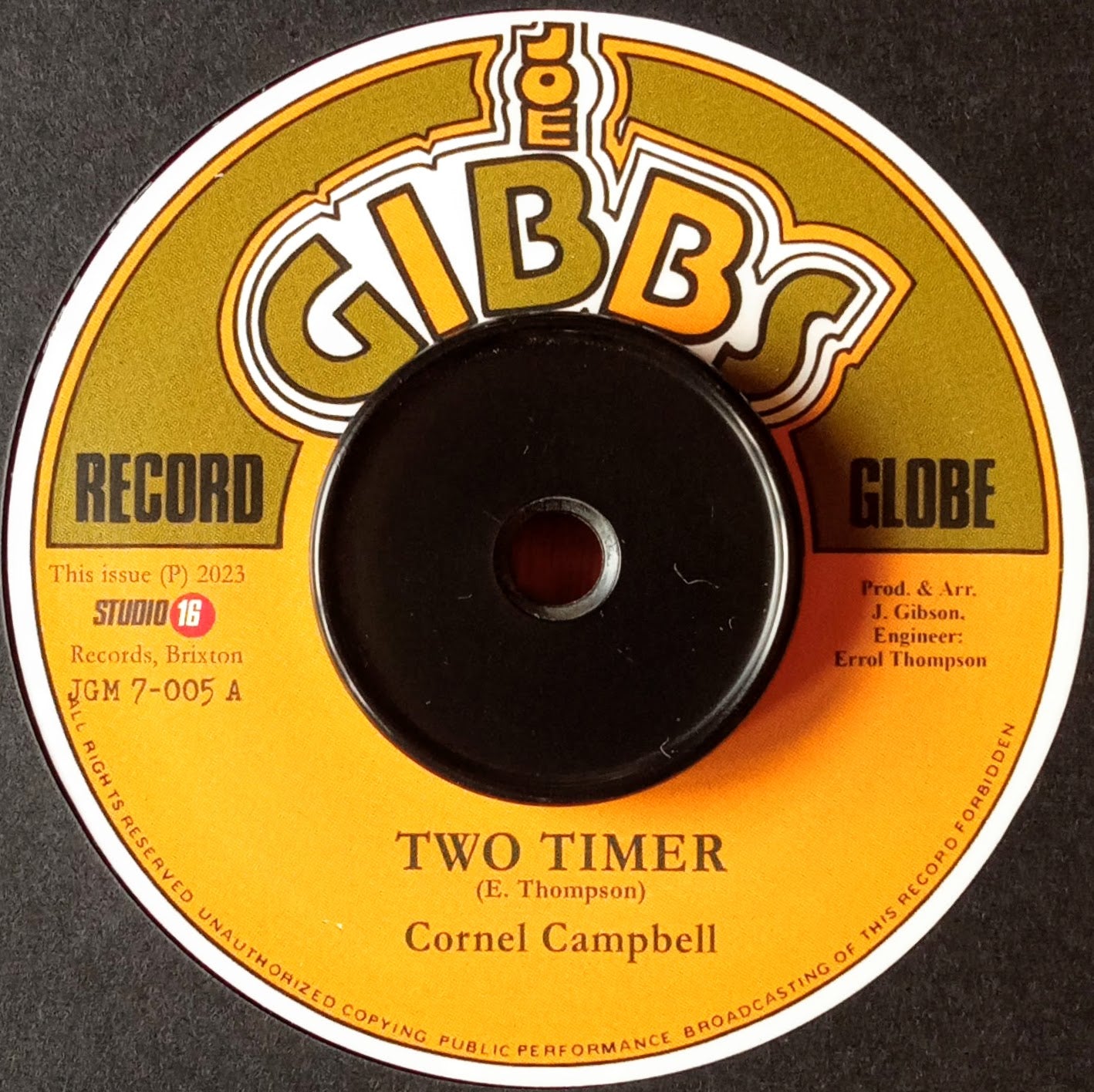 Cornel Campbell – Two Timer