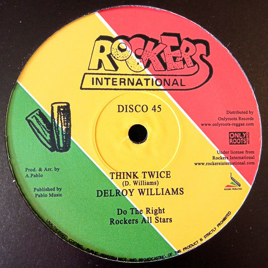 Delroy Williams – Think Twice / Babylon Boy