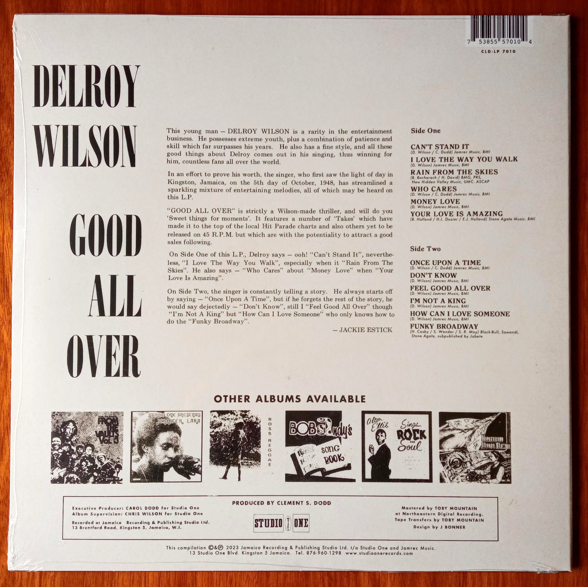 Delroy Wilson – Good All Over b
