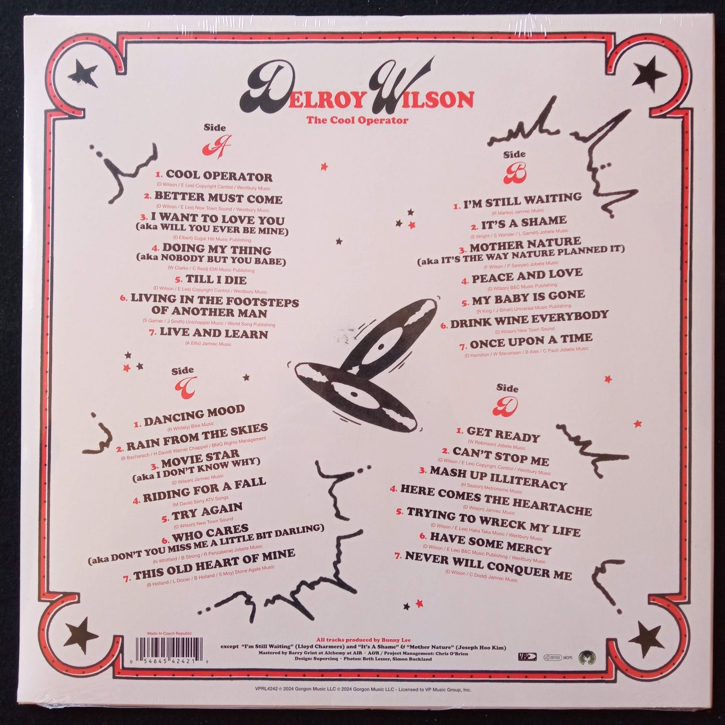 Delroy Wilson – The Cool Operator / 2 X LP b