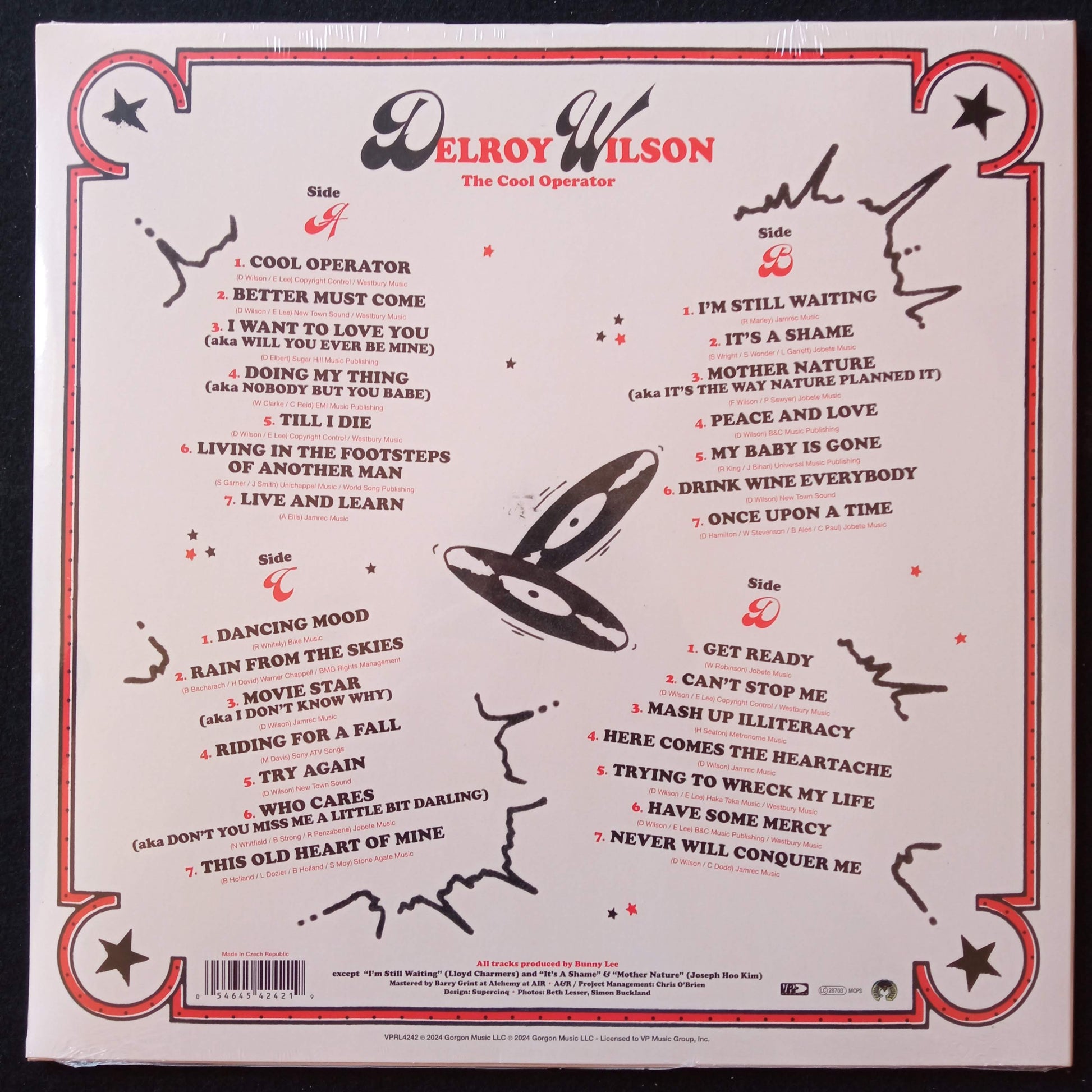 Delroy Wilson – The Cool Operator / 2 X LP b