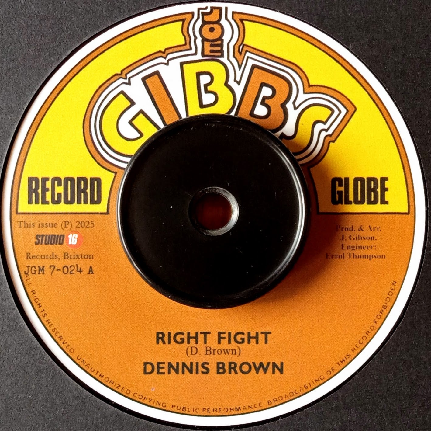 Dennis Brown – Right Fight