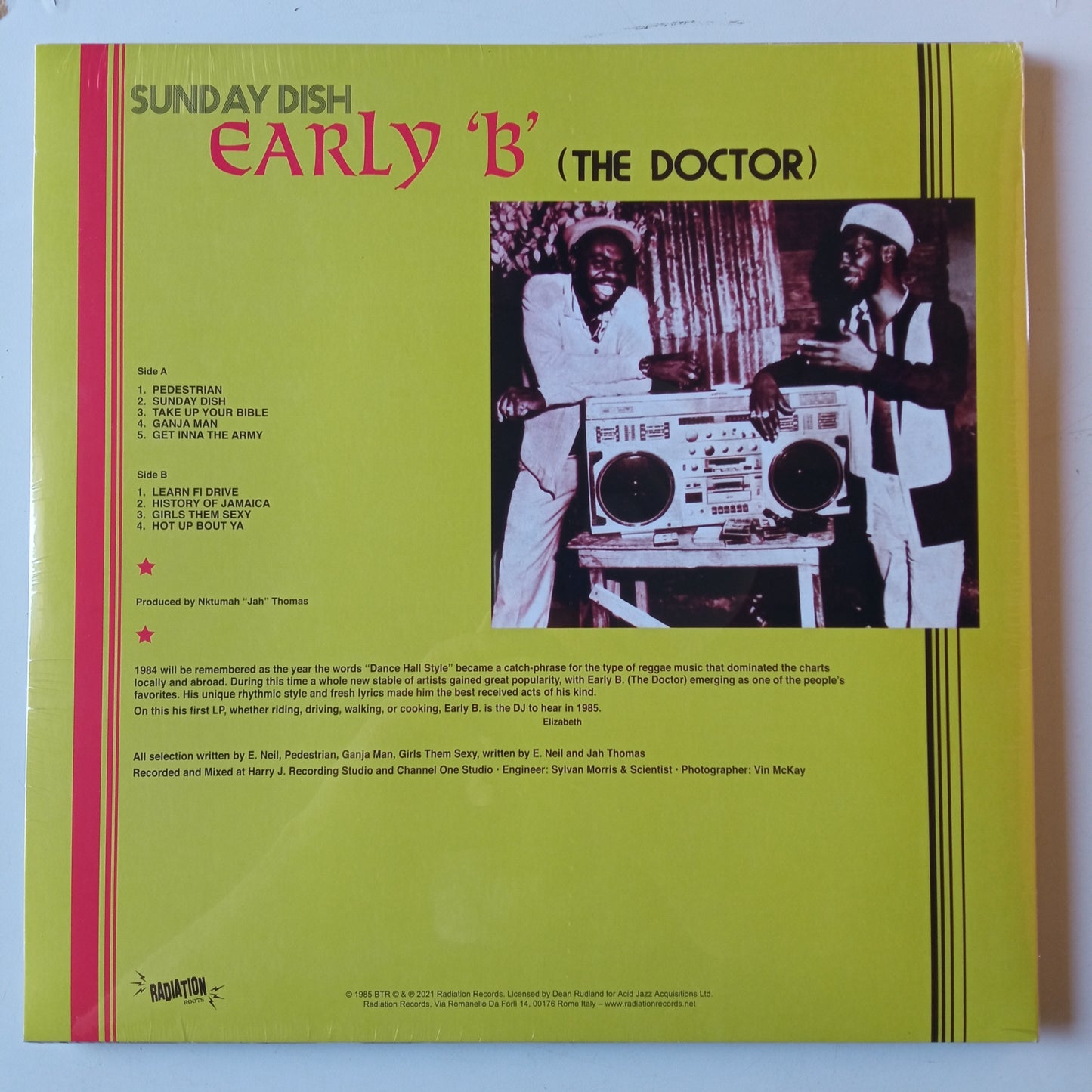 Early "B" (The Doctor) – Sunday Dish b