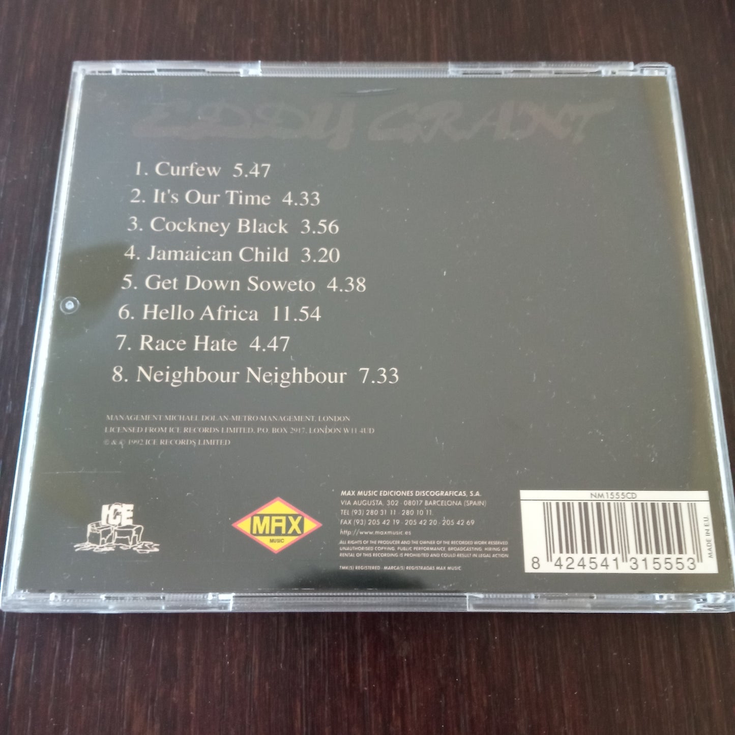 Eddy Grant – Message Man  cd b