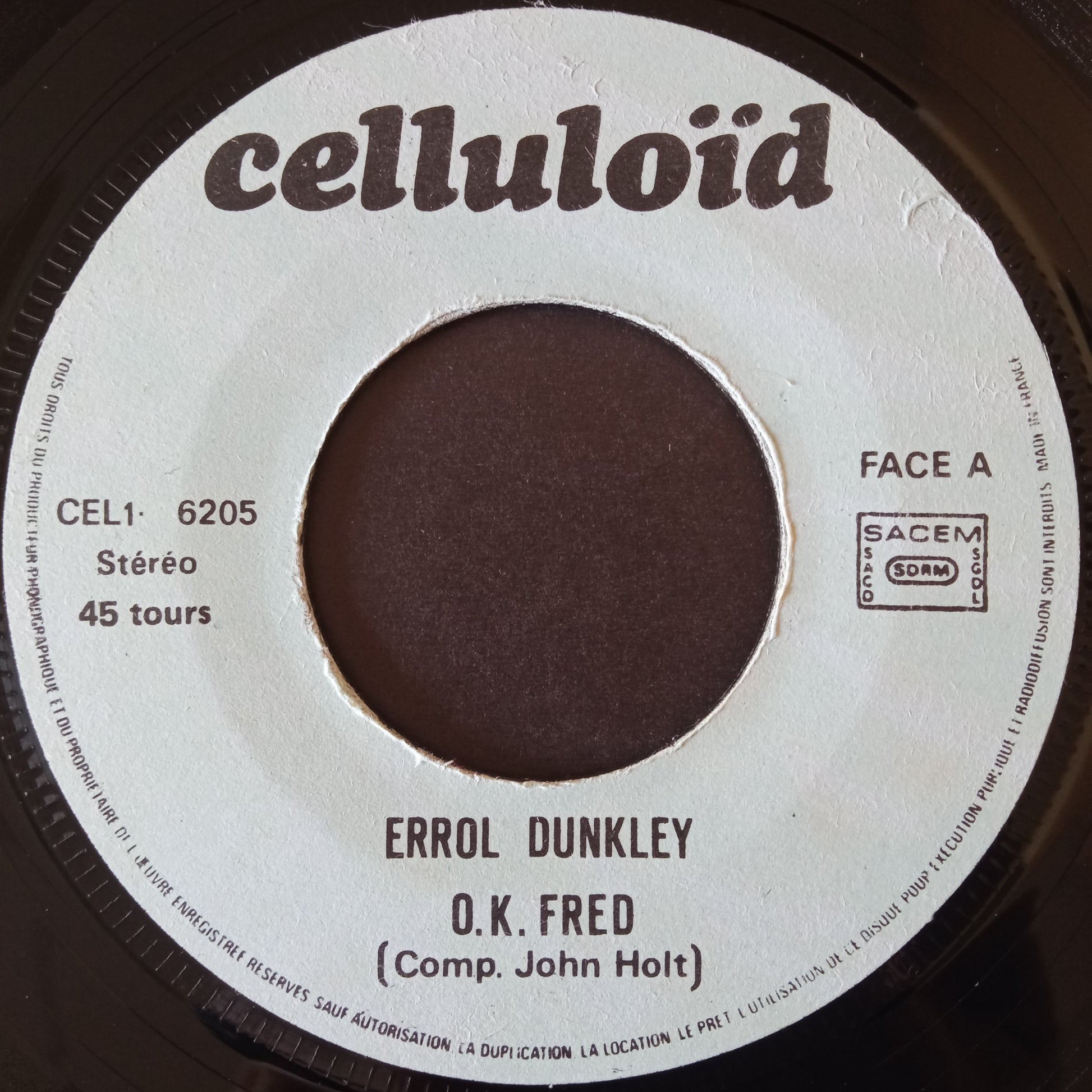 Errol Dunkley – O.K. Fred b