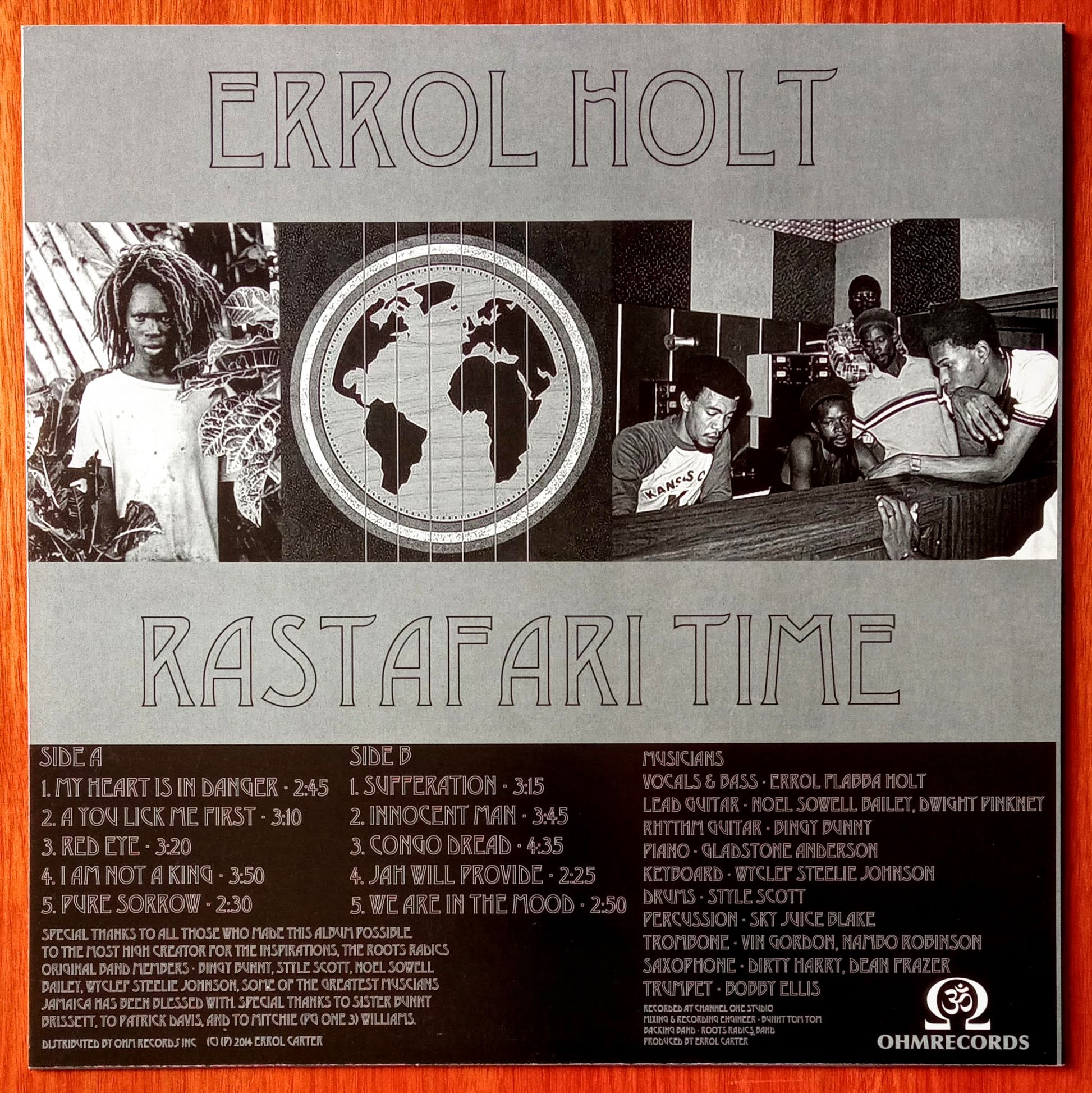 Errol "Flabba" Holt – Rastafari Time b