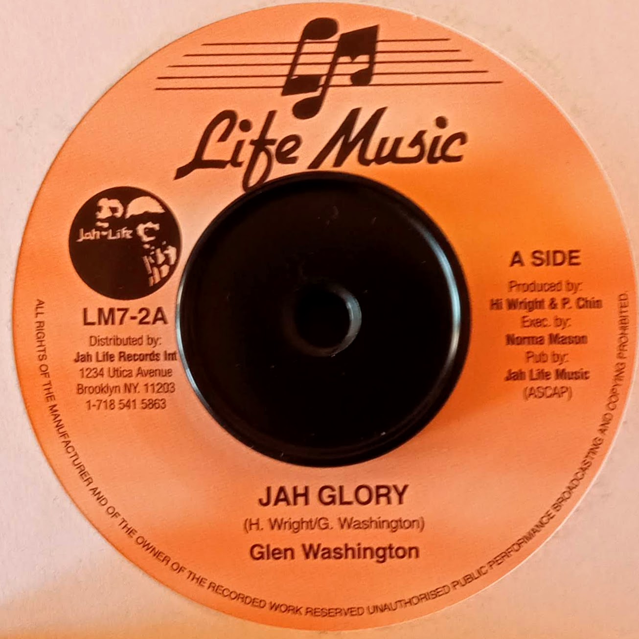 Glen Washington – Jah Glory
