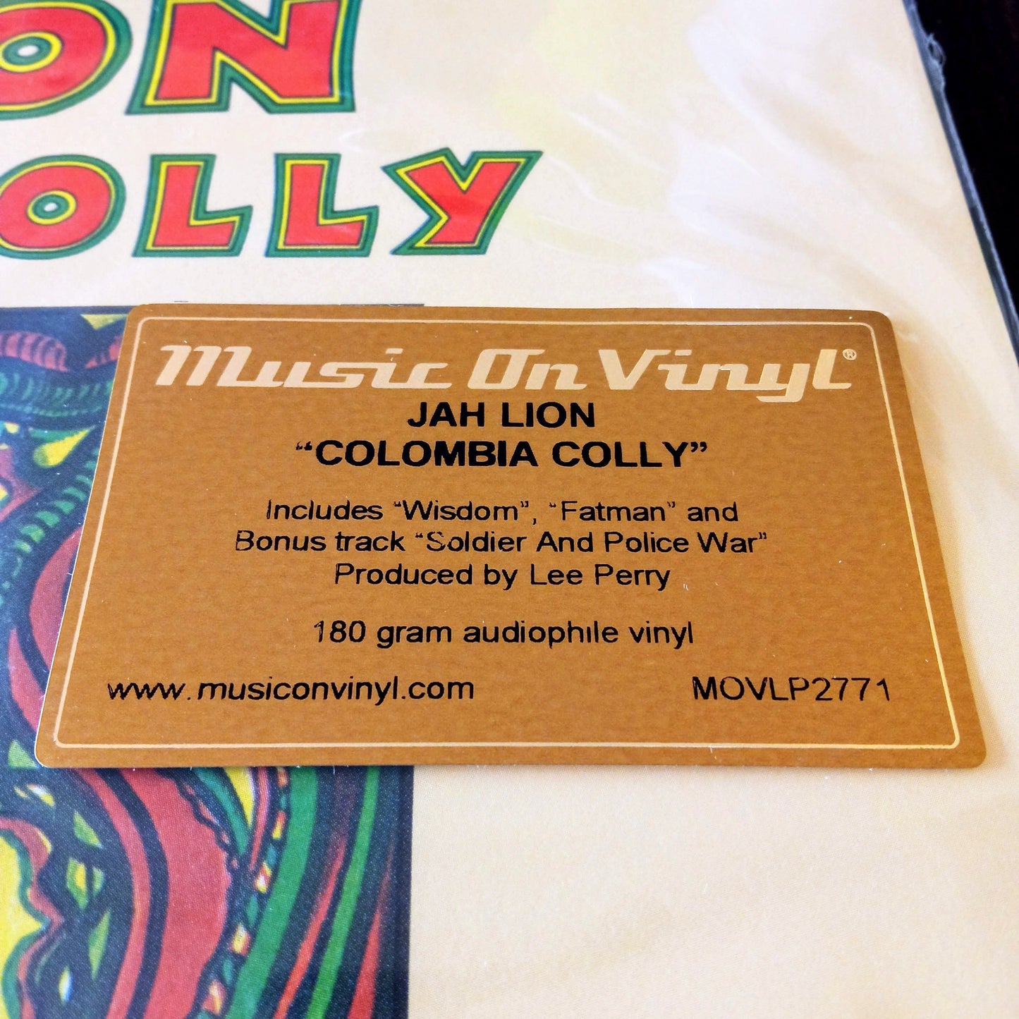 Jah Lion – Colombia Colly / LP Vinilo