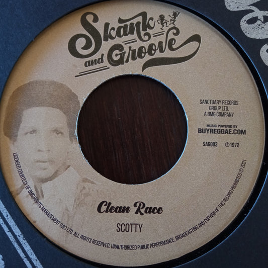 Scotty - The Crystalites / Clean Race / 7" Vinilo