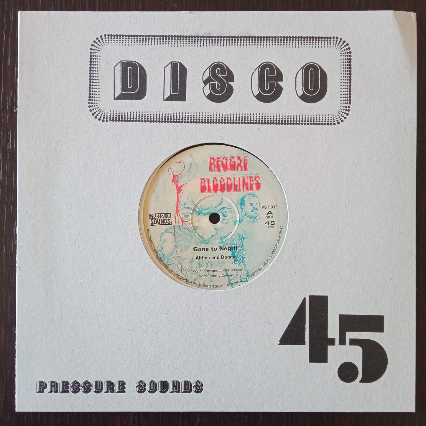 Althea And Donna - Gone To Negril / 10" Vinilo