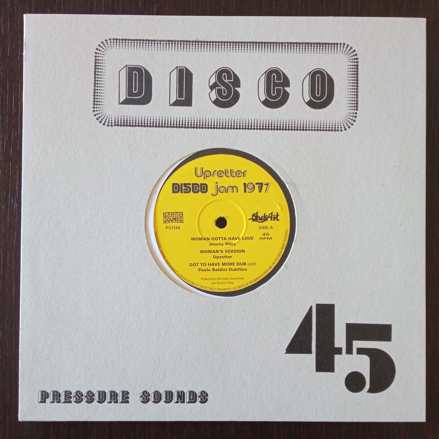 Jimmy Riley, Bunny Rugs – Woman Gotta Have Love / Woman's Version / Move Out Of My Way / Move Version / 10" Vinilo