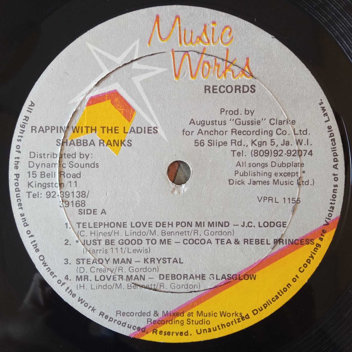 Shabba Ranks – Rappin' With The Ladies / LP Vinyl