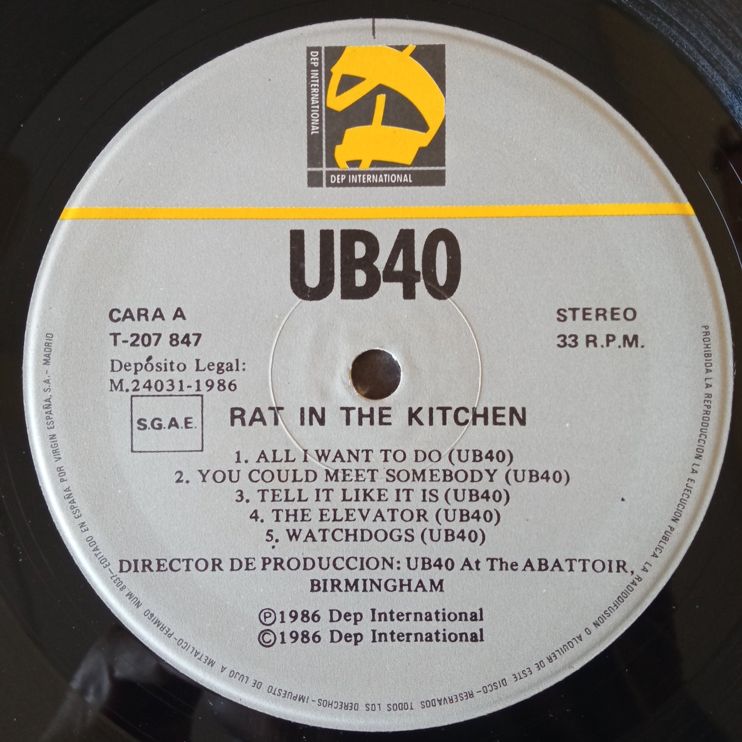 UB40 – Rat In The Kitchen / LP Vinyl