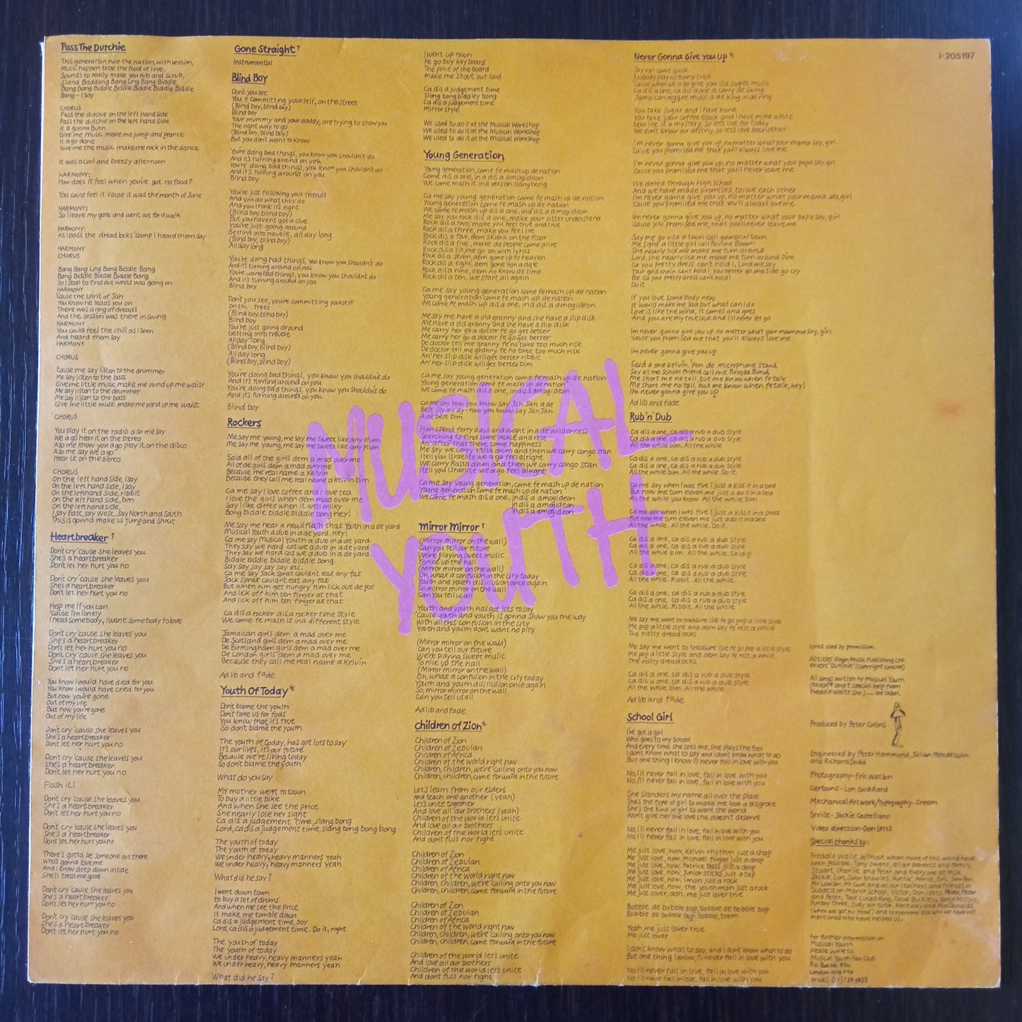 Musical Youth – The Youth Of Today / LP Vinilo