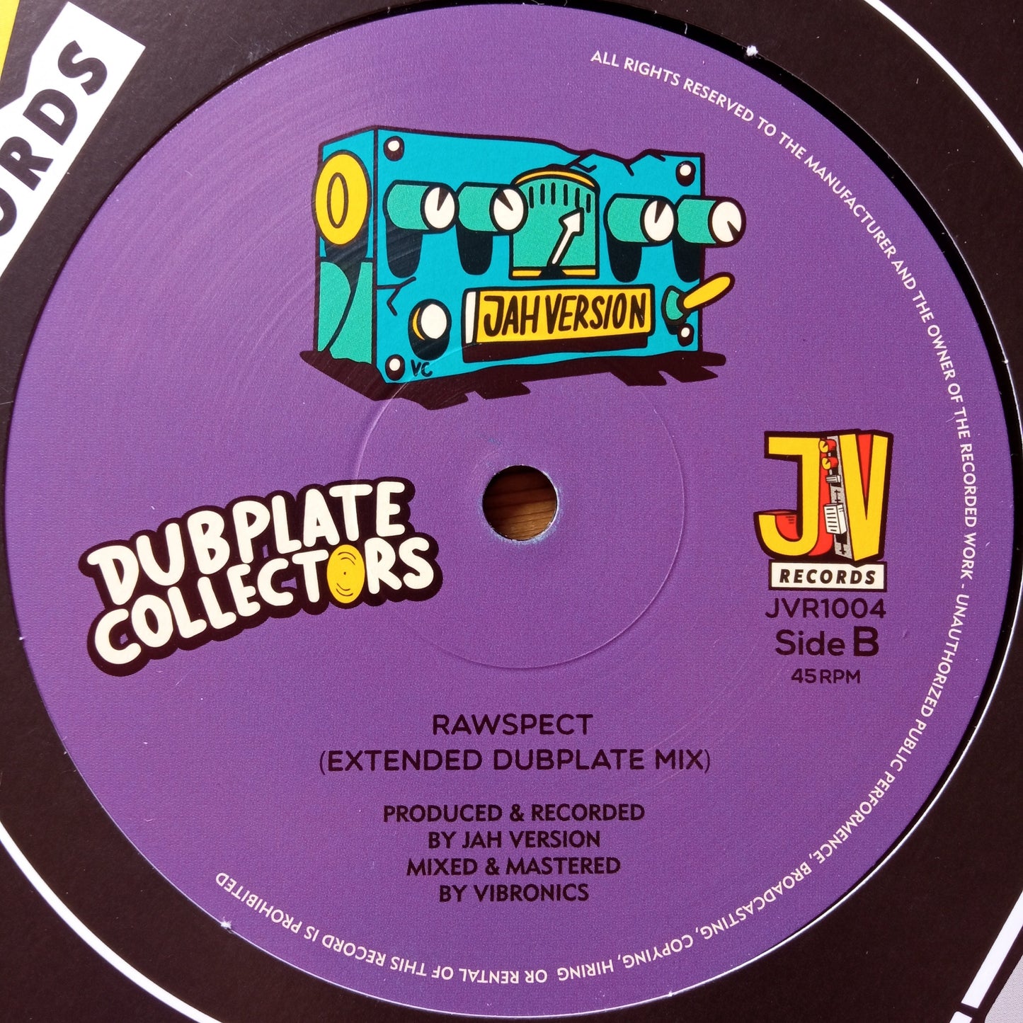 Jah Version - Credentials / 10" Vinilo