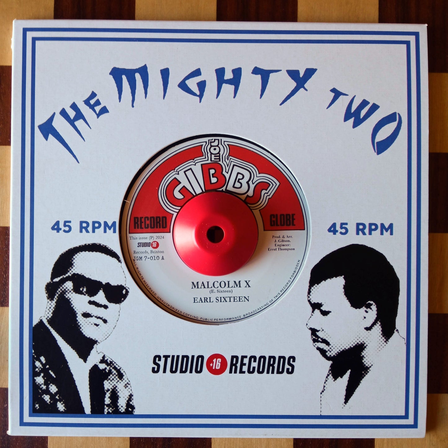 Earl 16 / The Mighty Two – Malcolm X / Version / 7" Vinyl