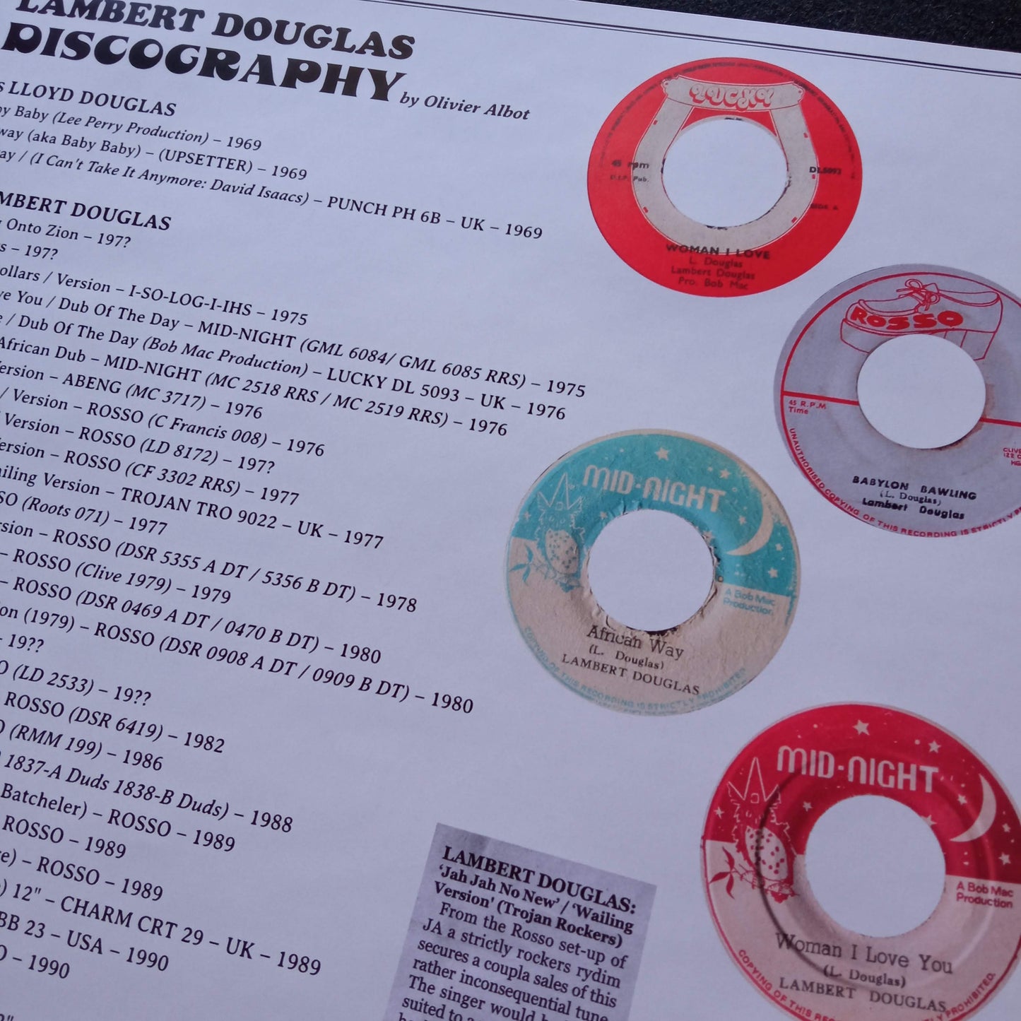 Lambert Douglas – Living Man / LP Vinyl