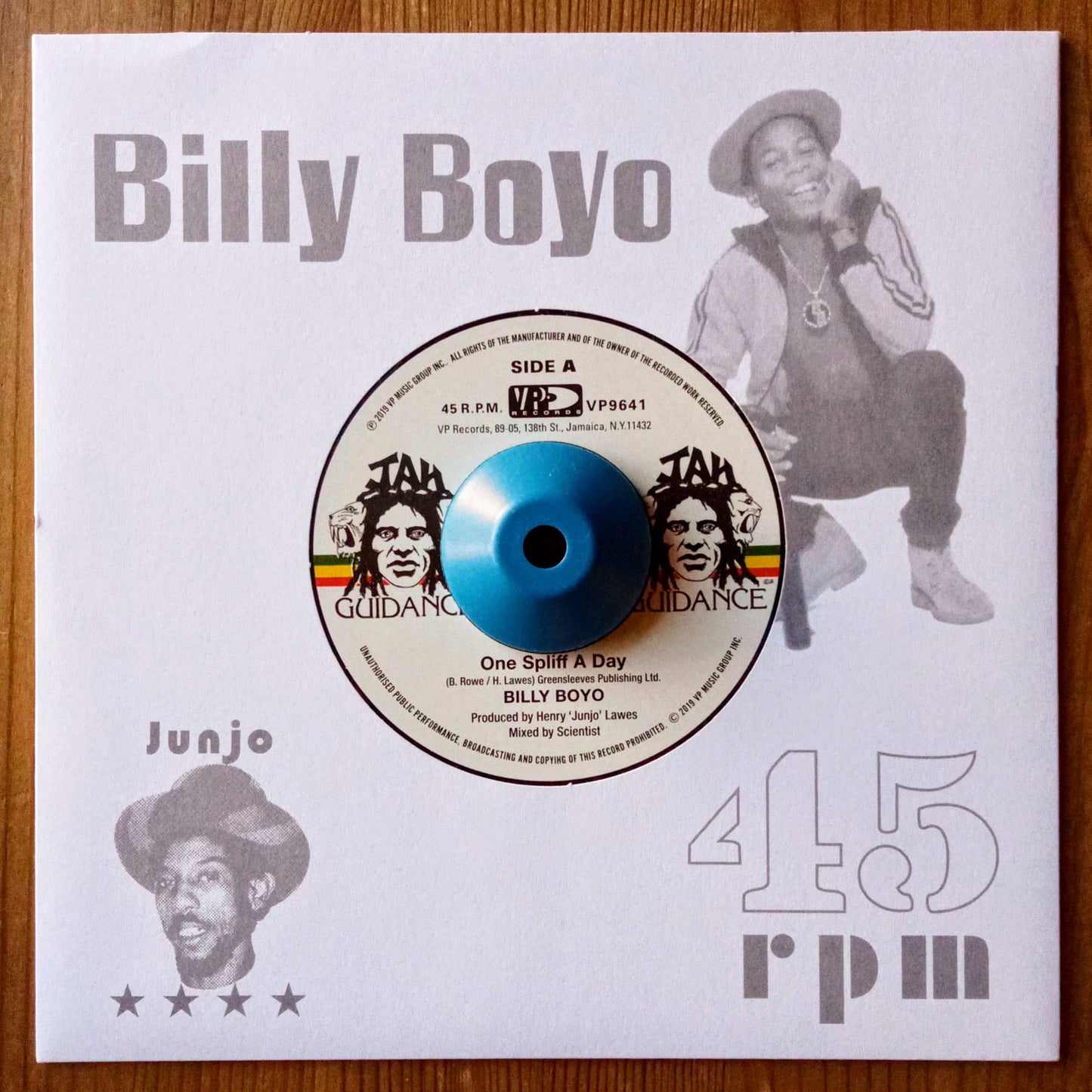Billy Boyo – One Spliff A Day / One Dub A Day / 7" Vinyl