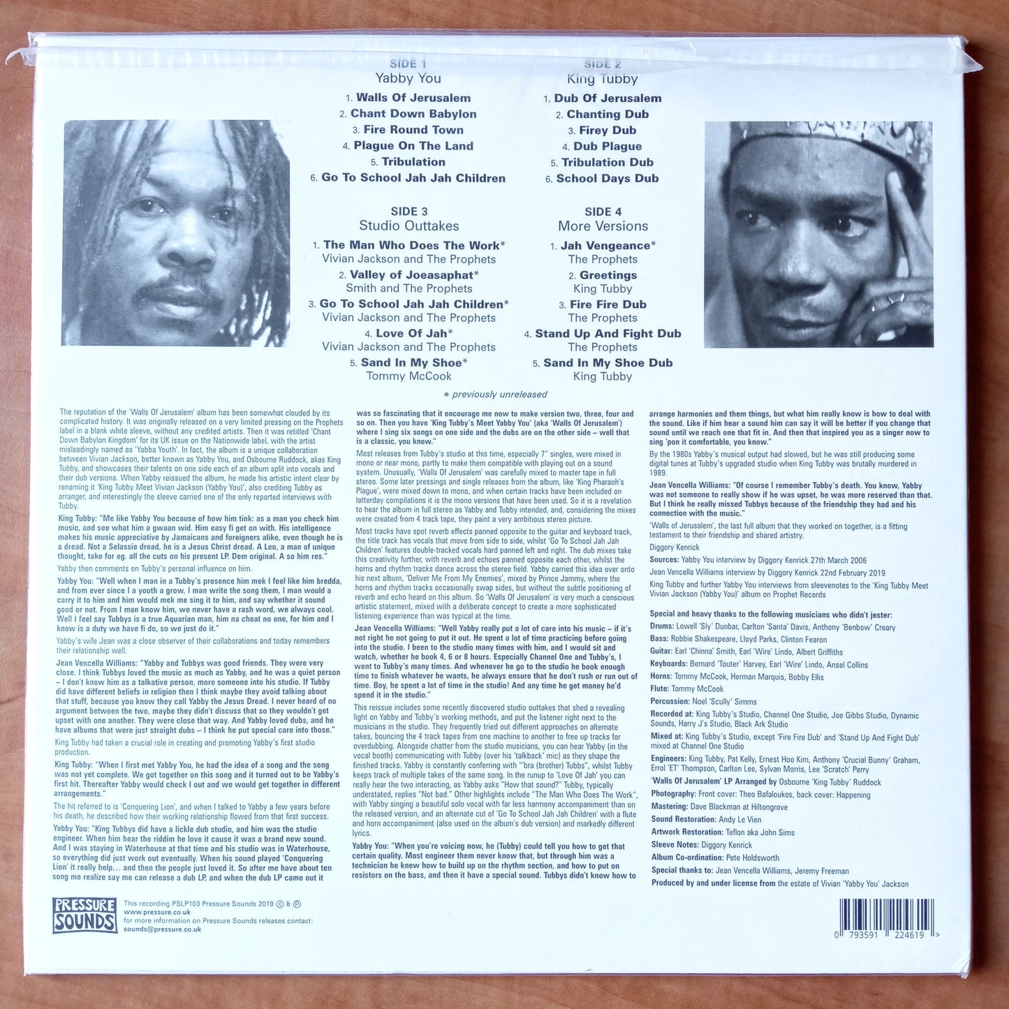 Yabby You Meets King Tubby – Walls Of Jerusalem b