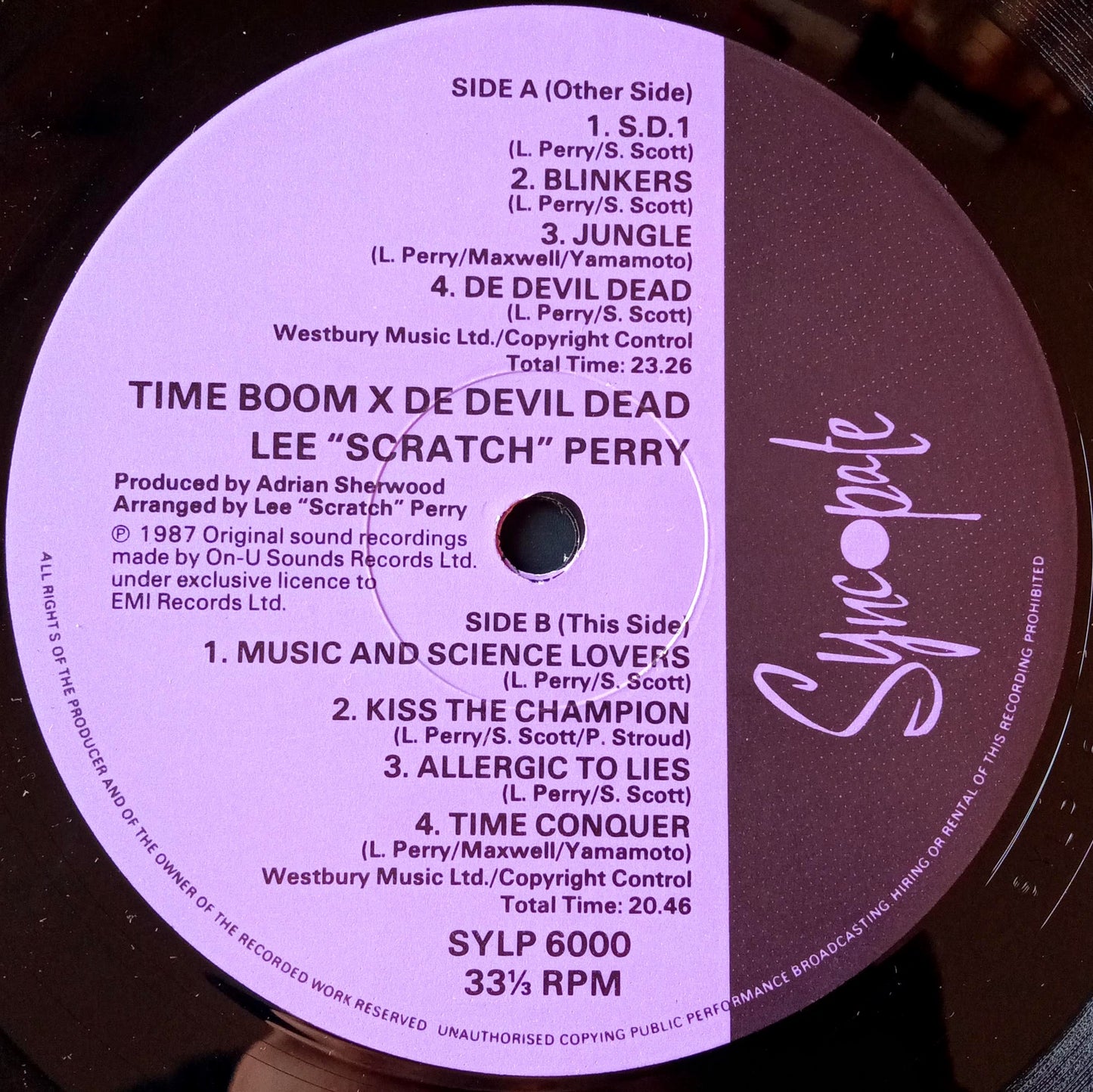 Lee Scratch Perry + Dub Syndicate – Time Boom