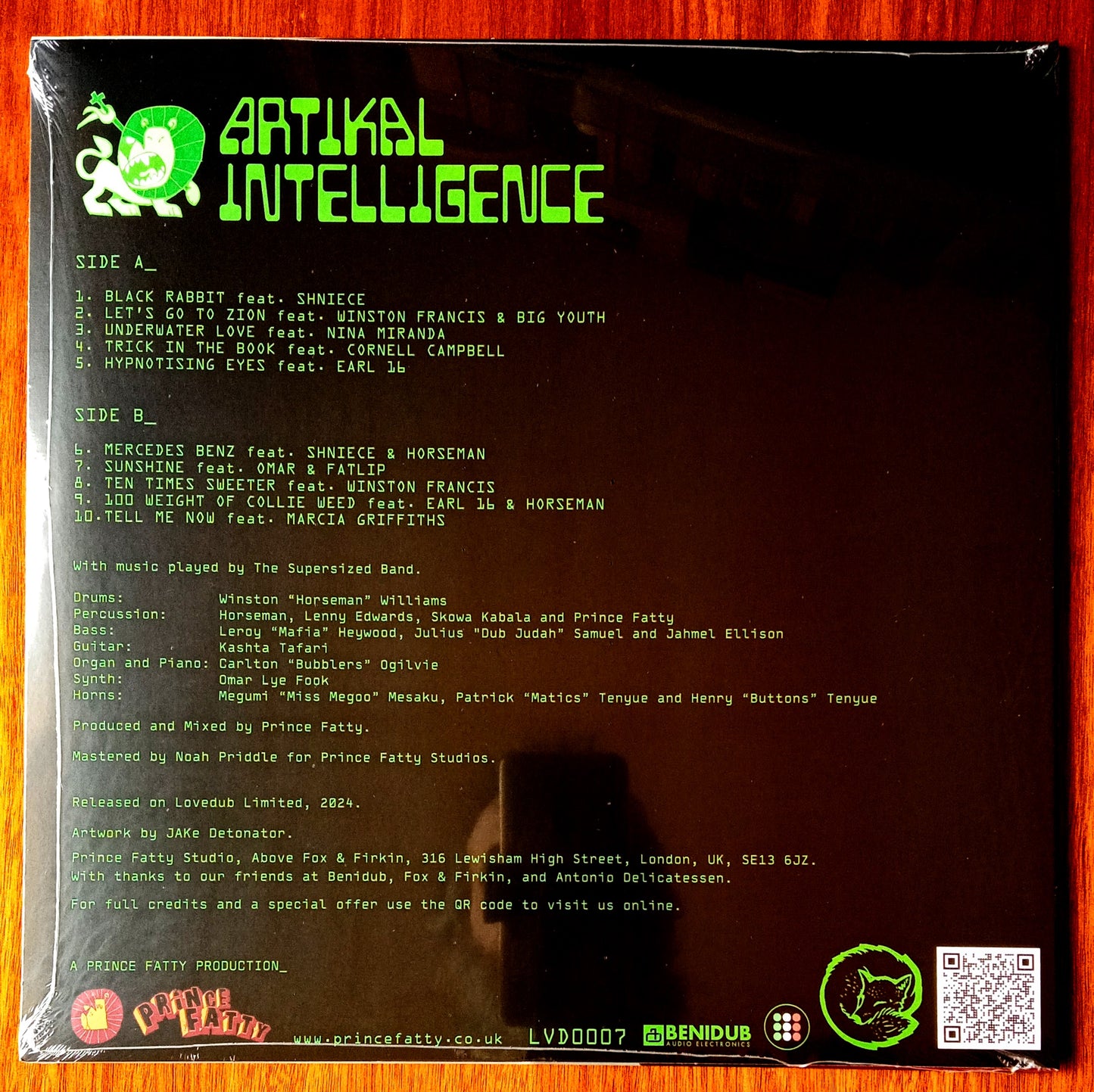 Prince Fatty – Artikal Intelligence / LP Vinyl