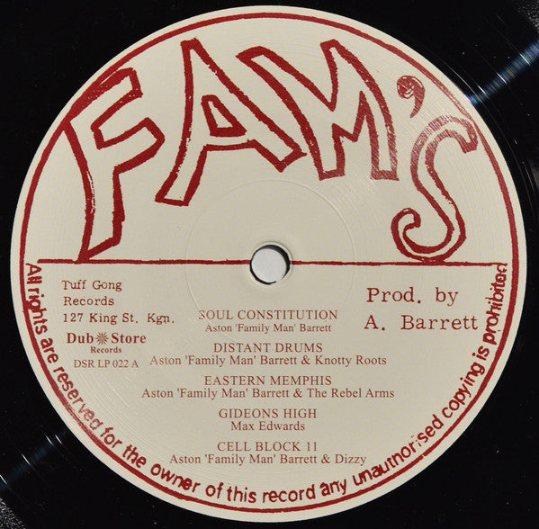 Aston ‘Family Man‘ Barrett + The Wailers Band – Soul Constitution: Instrumentals & Dubs 1971 – 1982 / 2 X LP Vinilo