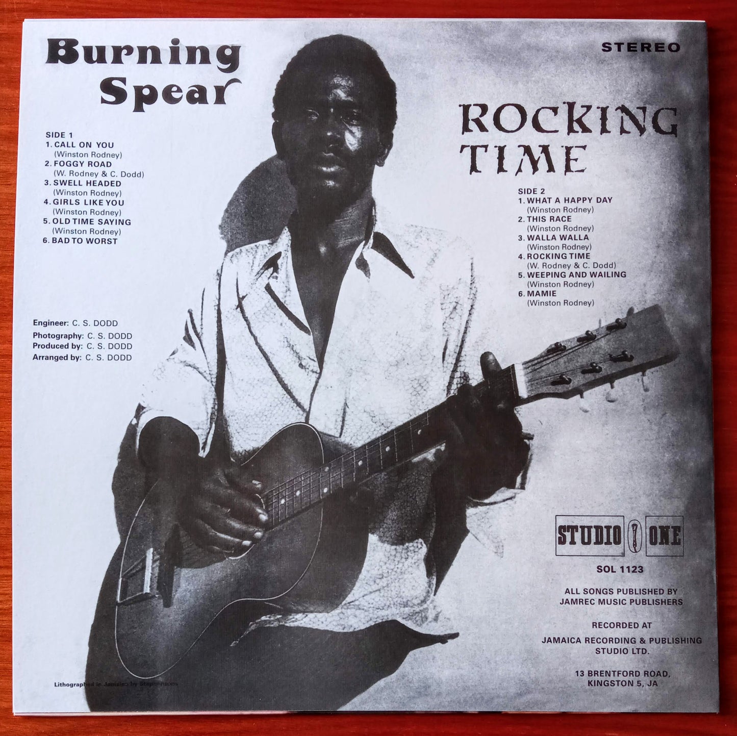 Burning Spear – Rocking Time / LP Vinilo