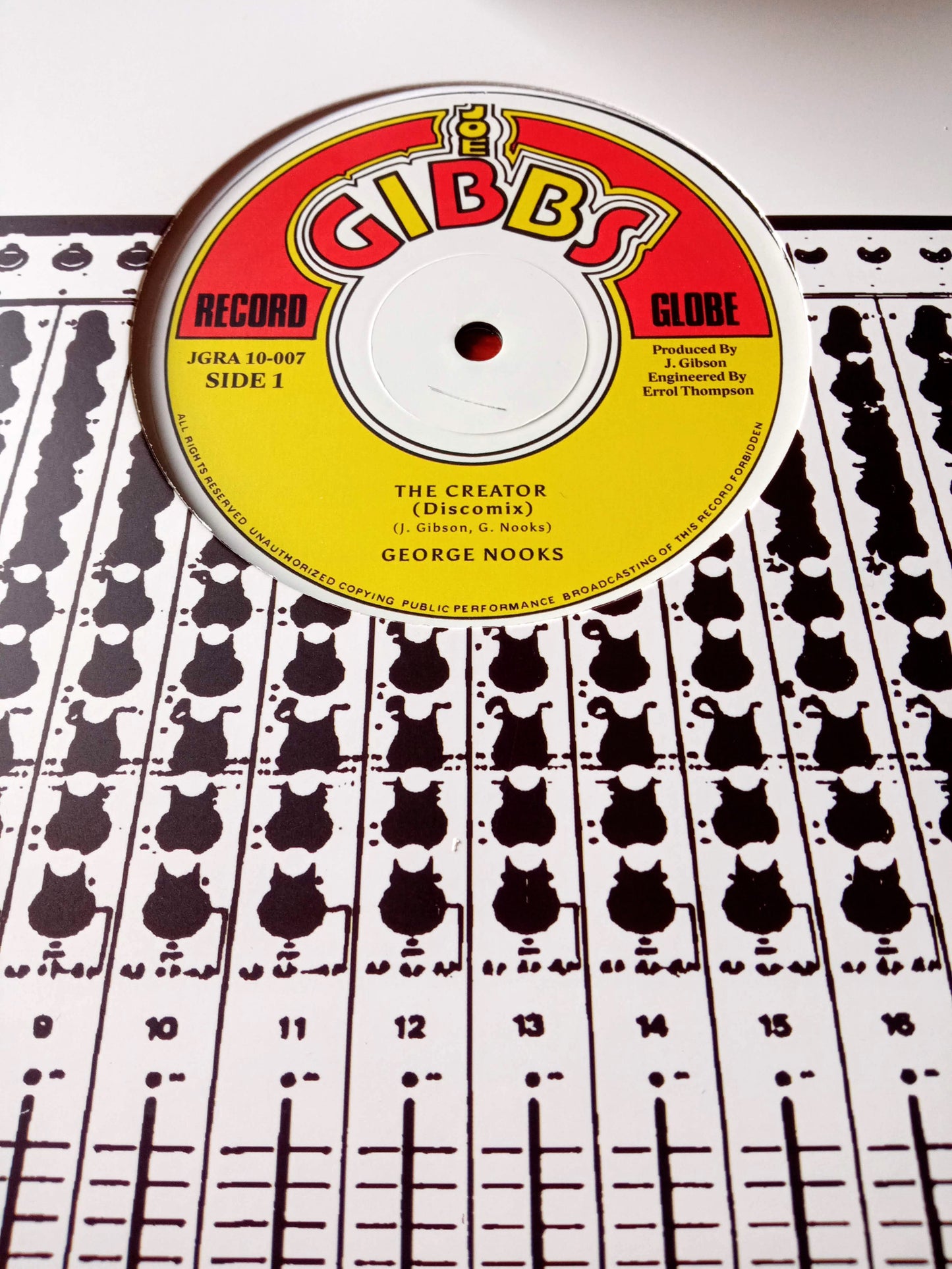 George Nooks, Ruddy Thomas – The Creator / Keep It Down / 10” Vinilo