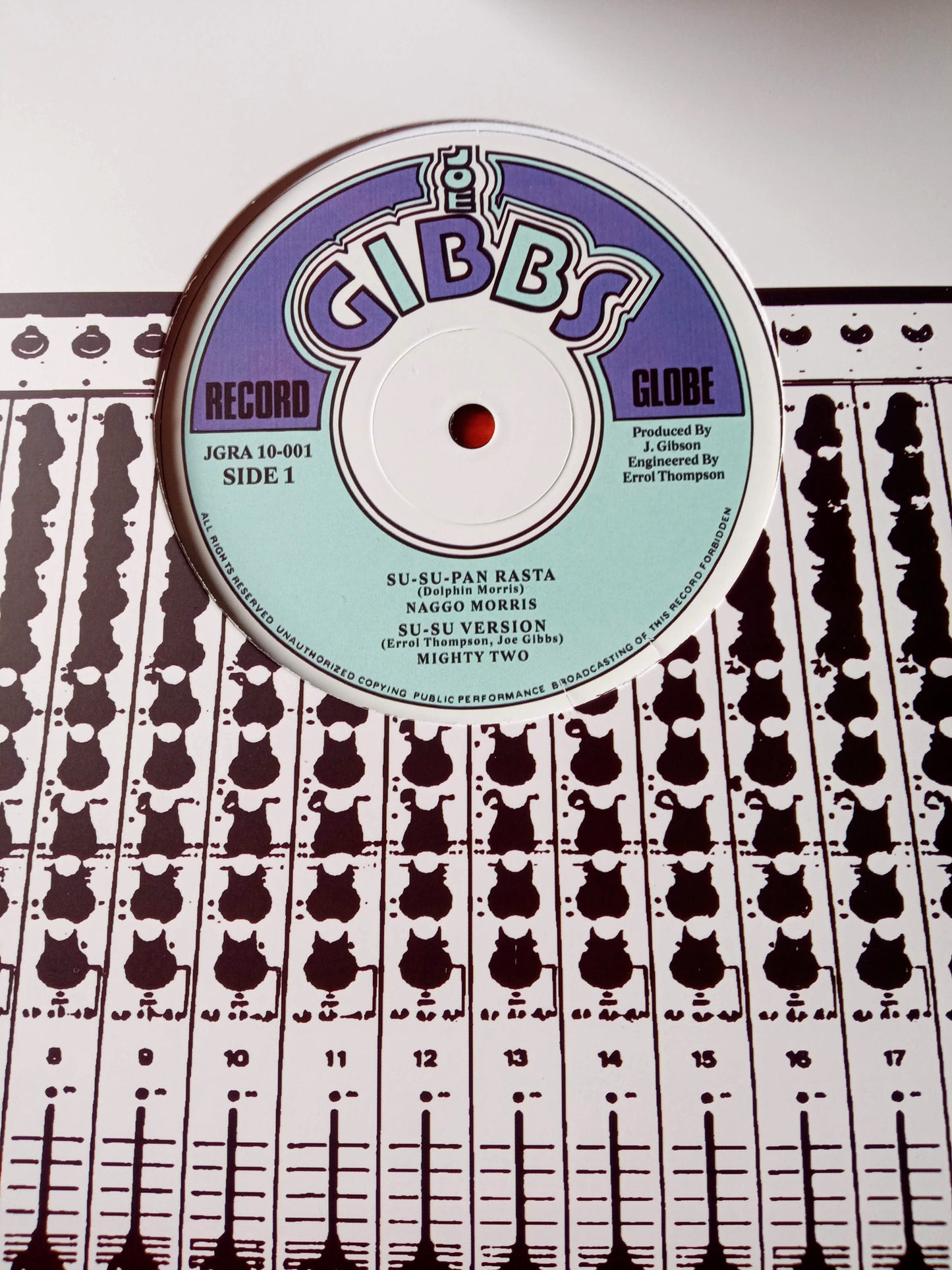 Naggo Morris / Jacob Miller – Su-Su-Pan Rasta / I'm Just A Dread / 10” Vinilo