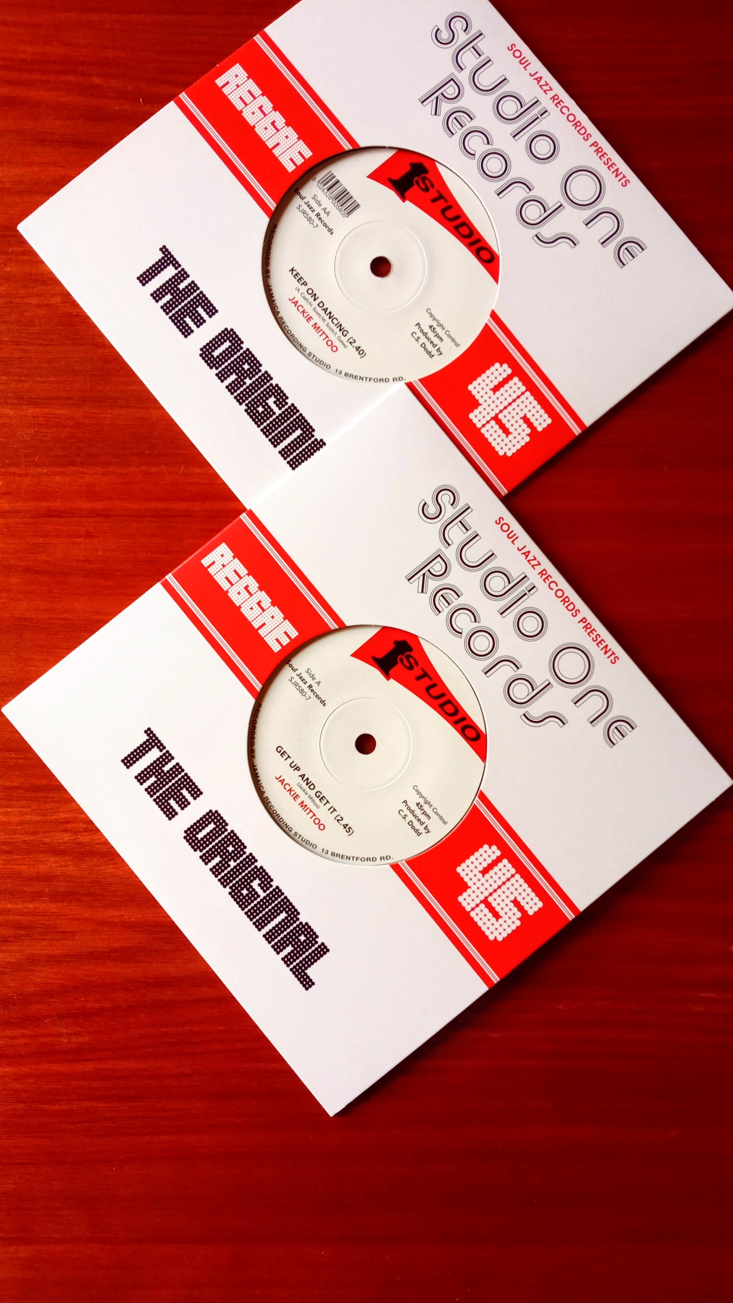 Jackie Mittoo – Get Up And Get It / Keep On Dancing / 7" Vinilo