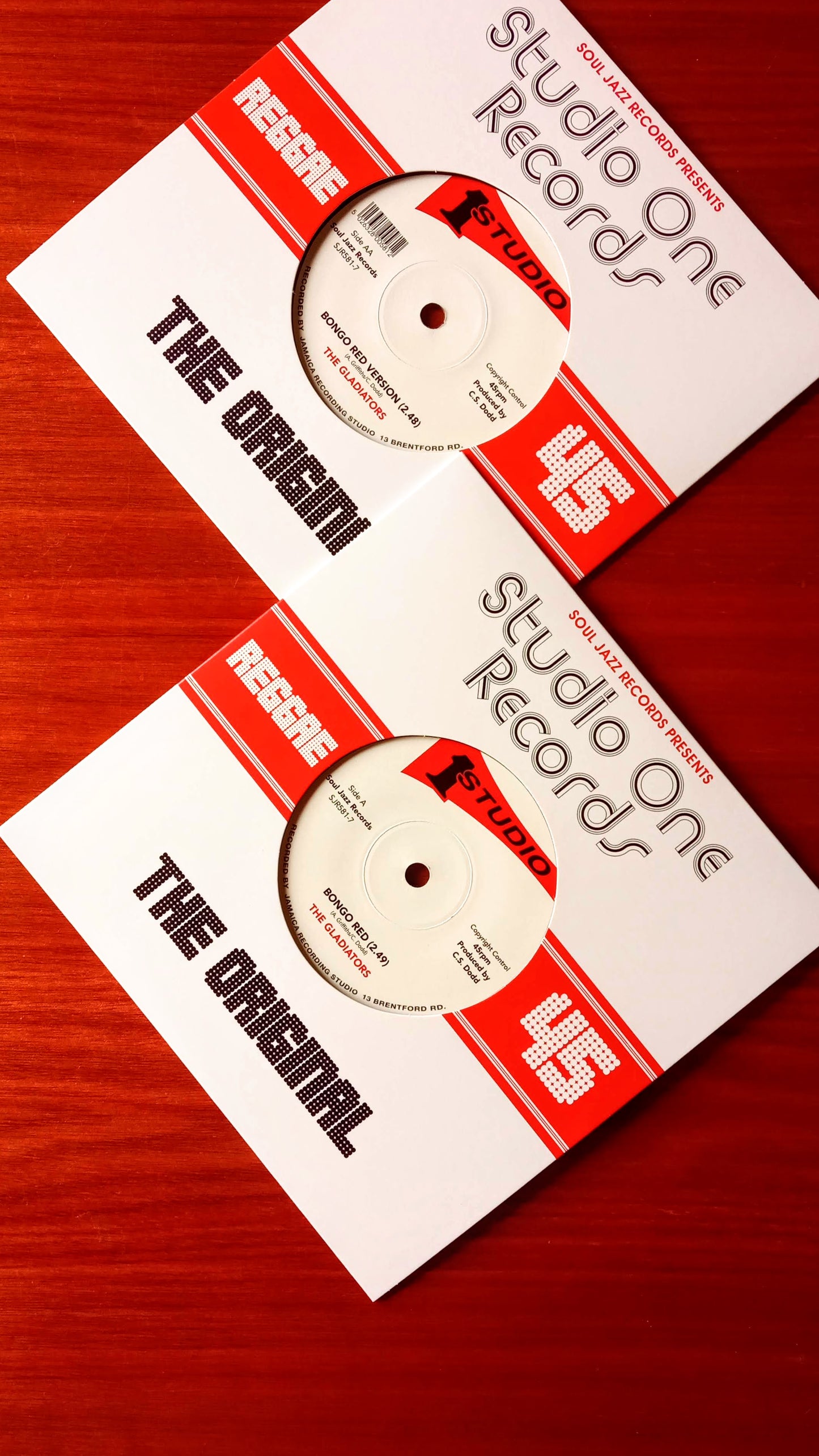 The Gladiators – Bongo Red / 7" Vinilo