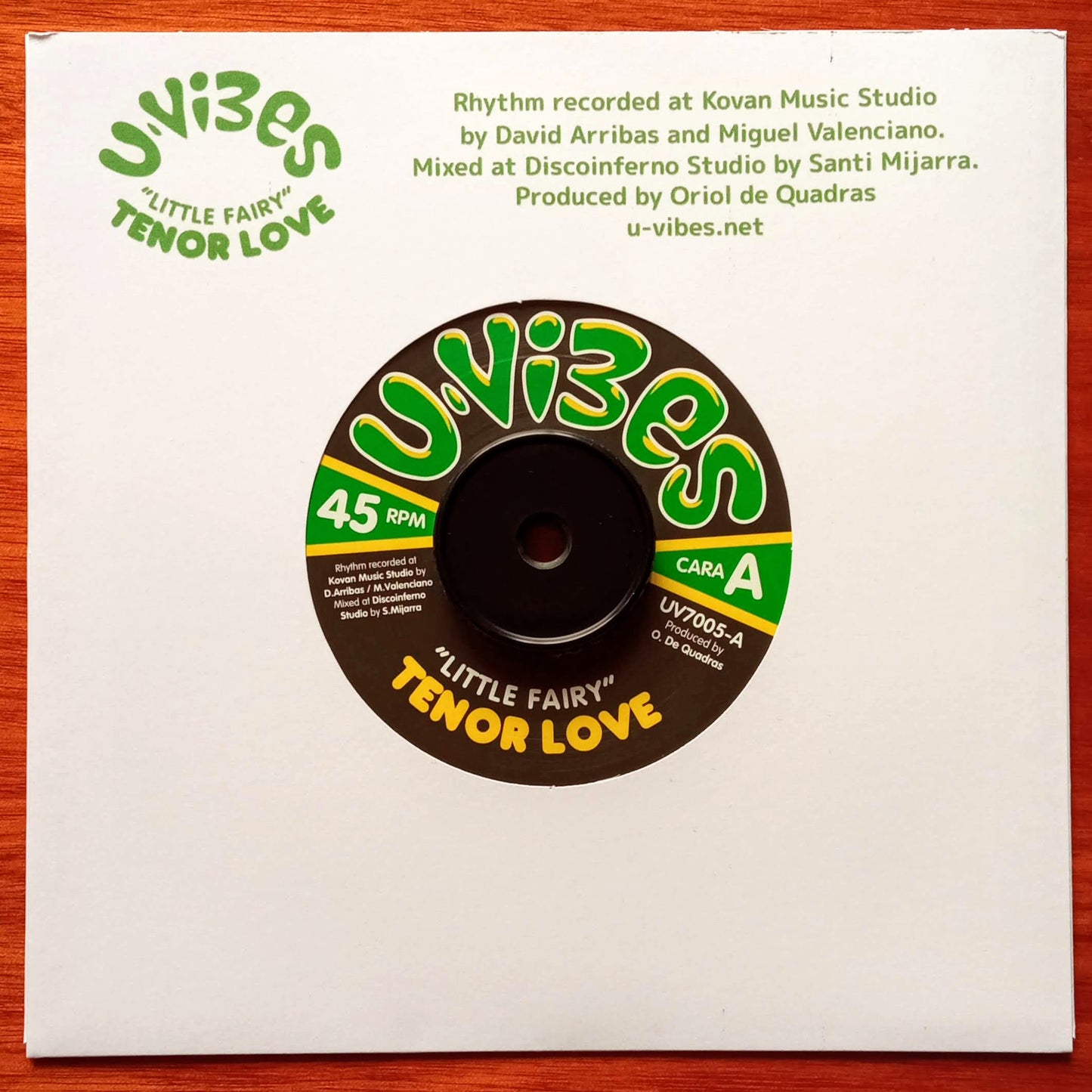 Tenor Love - Little Fairy / Puppa Shan - Little Dub / 7" Vinilo