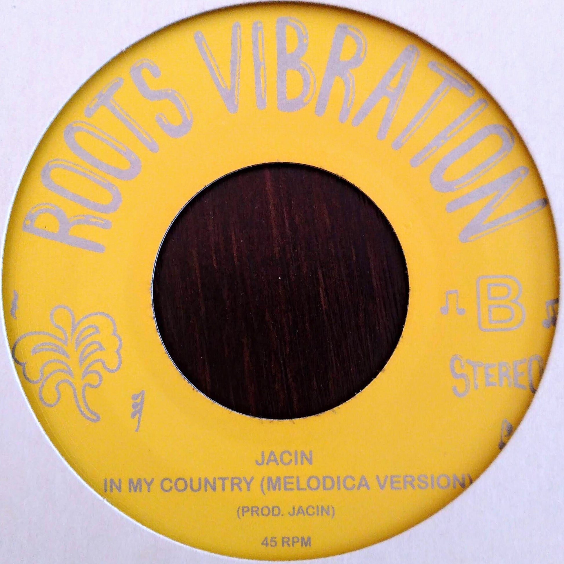 Jacin In My Country Melodica Single Vinilo Roots Vibration