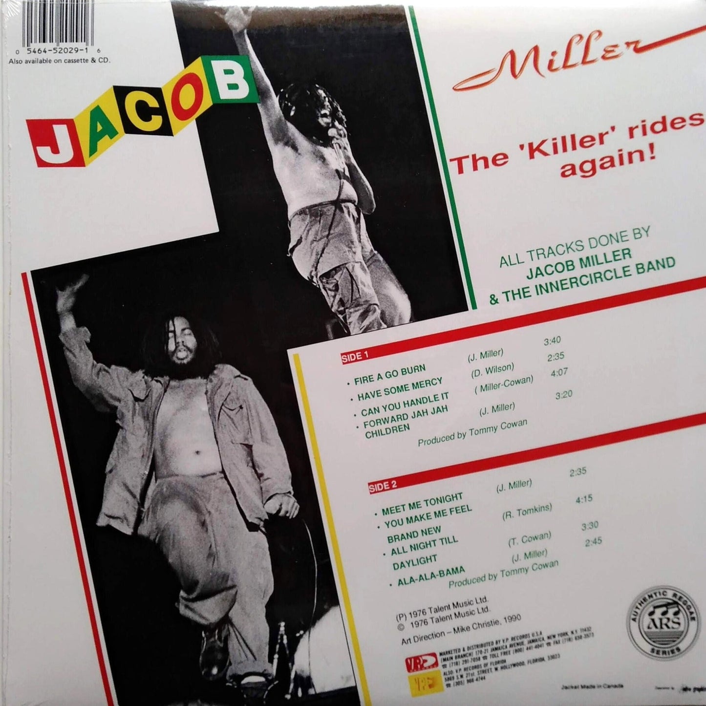 Jacob Miller - The 'Killer' Rides Again B