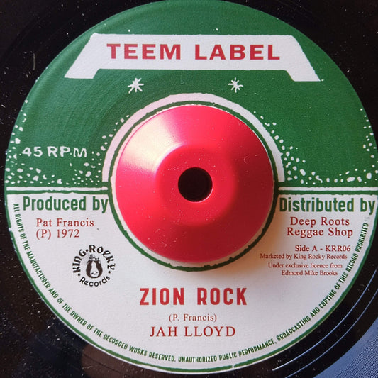 Jah Lloyd / Vin Gordon - Zion Rock 