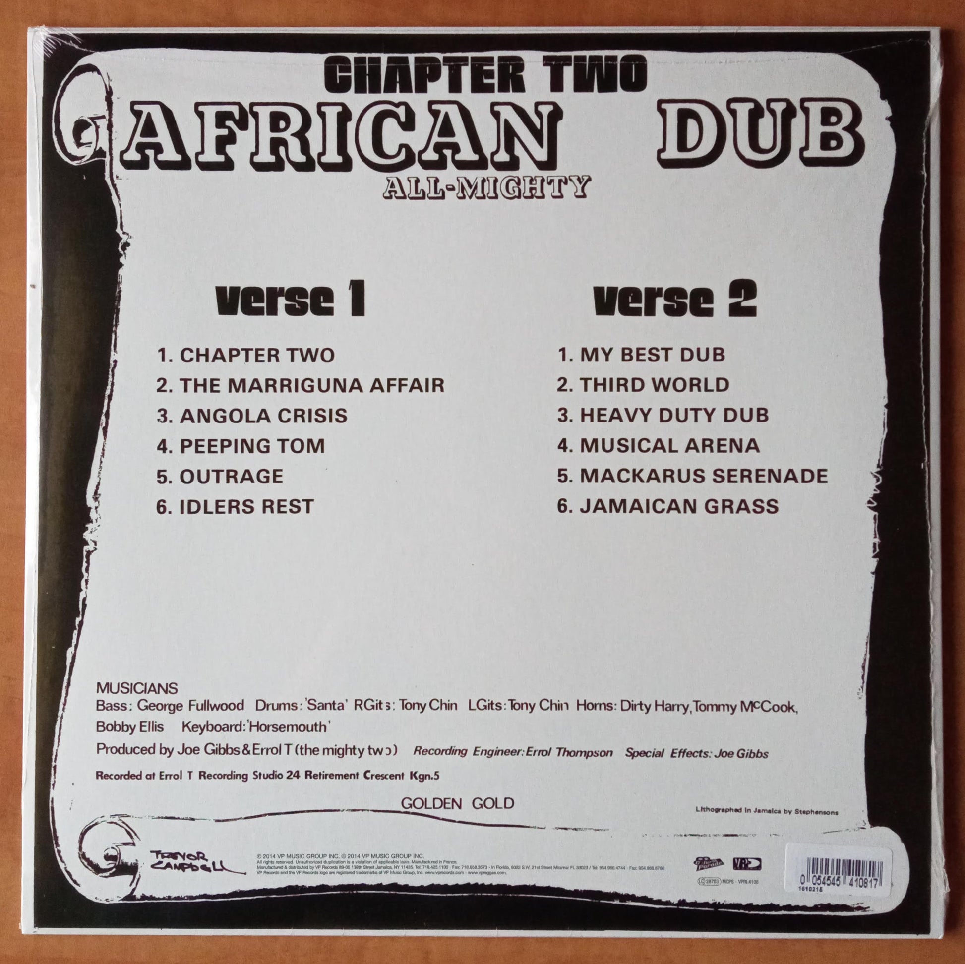 Joe Gibbs And The Professionals – African Dub (Chapter Two)b