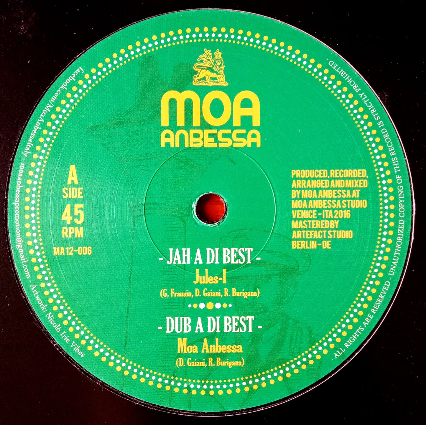 Jules I - Jah A Di Best