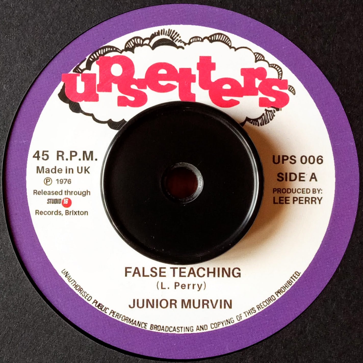 Junior Murvin – False Teaching
