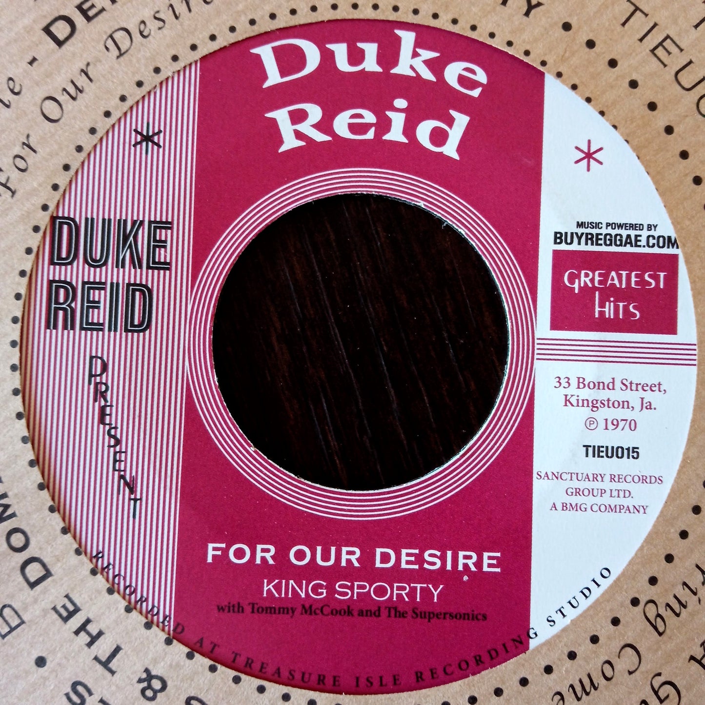 Justin Hinds + The Dominoes - Carry Go Bring Come b