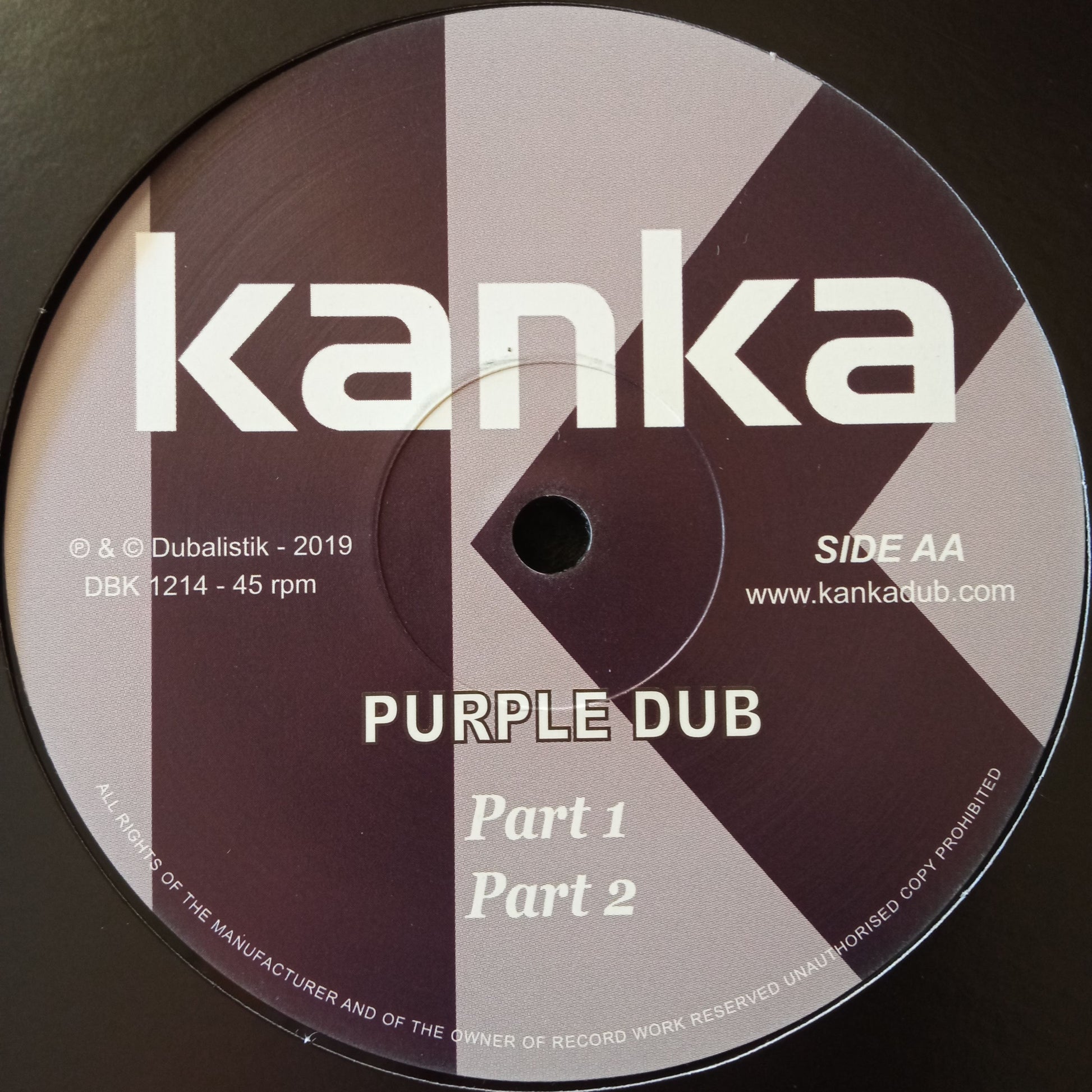 Kanka Feat. Sr. Wilson – Funeral / Purple Dub b