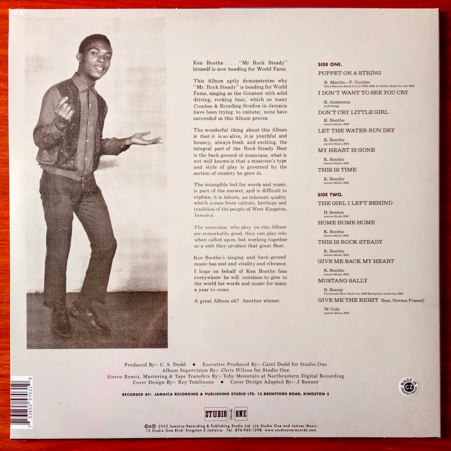 Ken Boothe – Mr. Rocksteady b